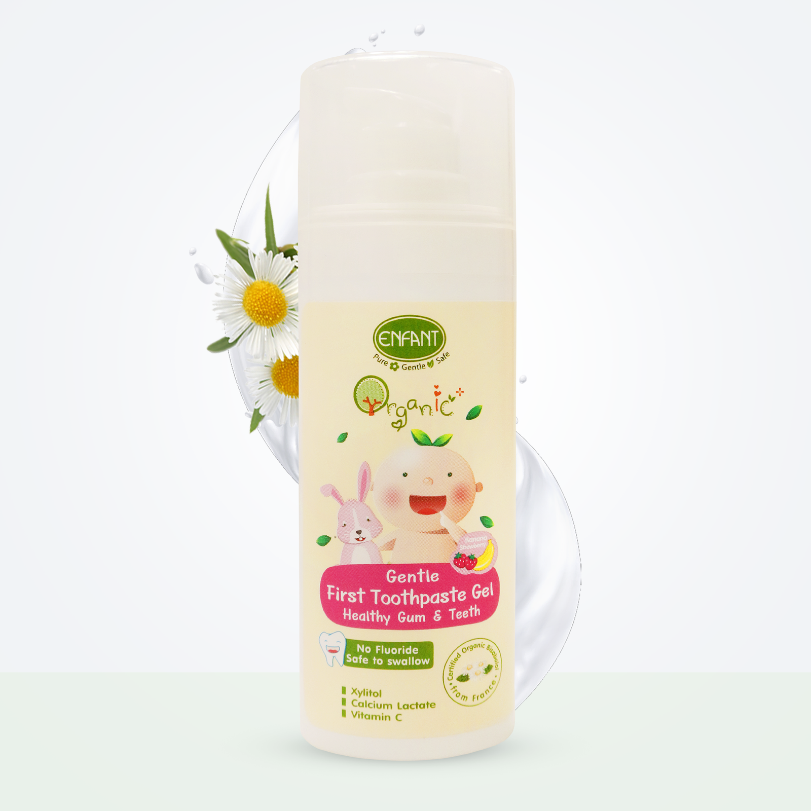ENFANT Organic Plus Gentle First Toothpaste for Kids (6Month+)
