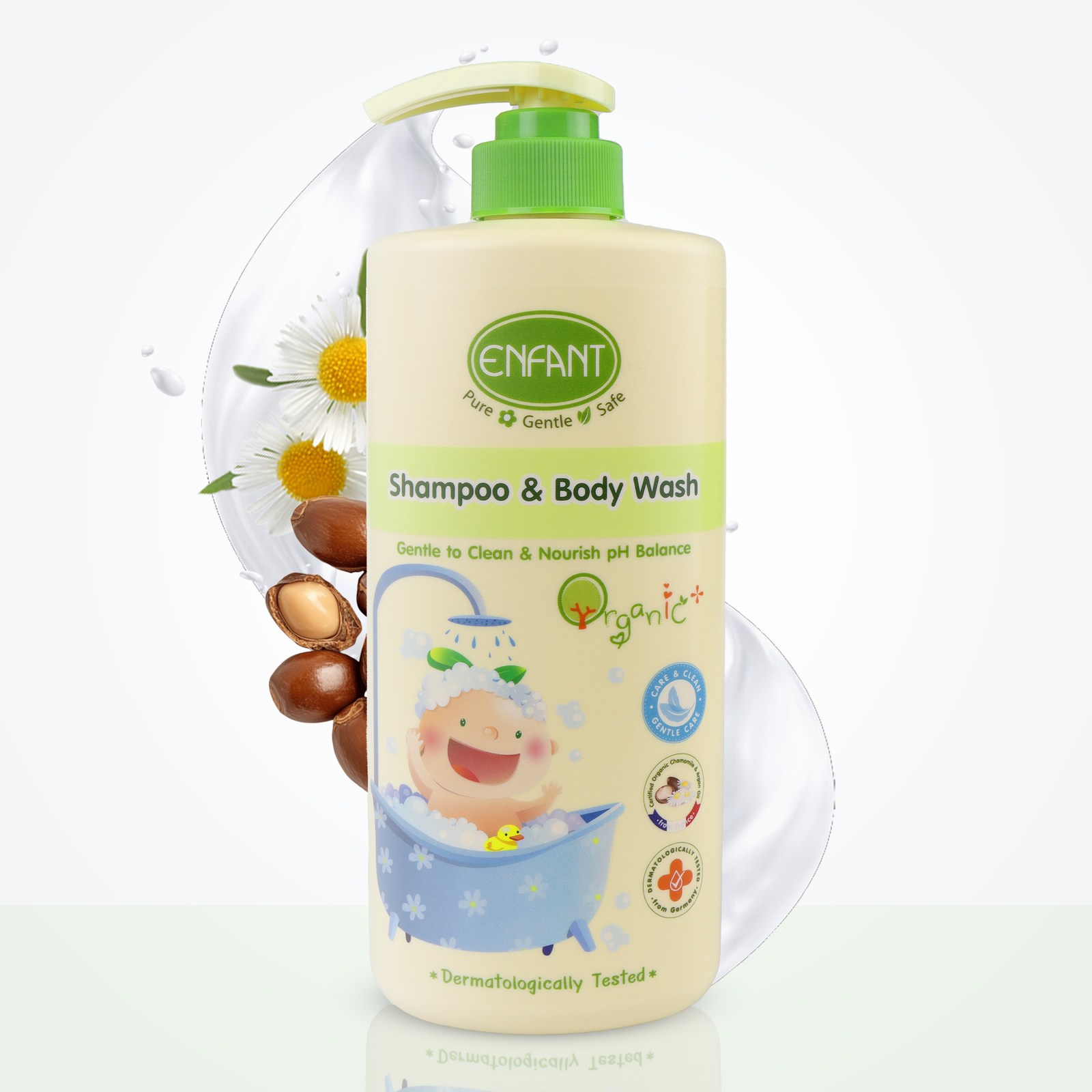 ENFANT Organic Body Wash & Shampoo 500ml