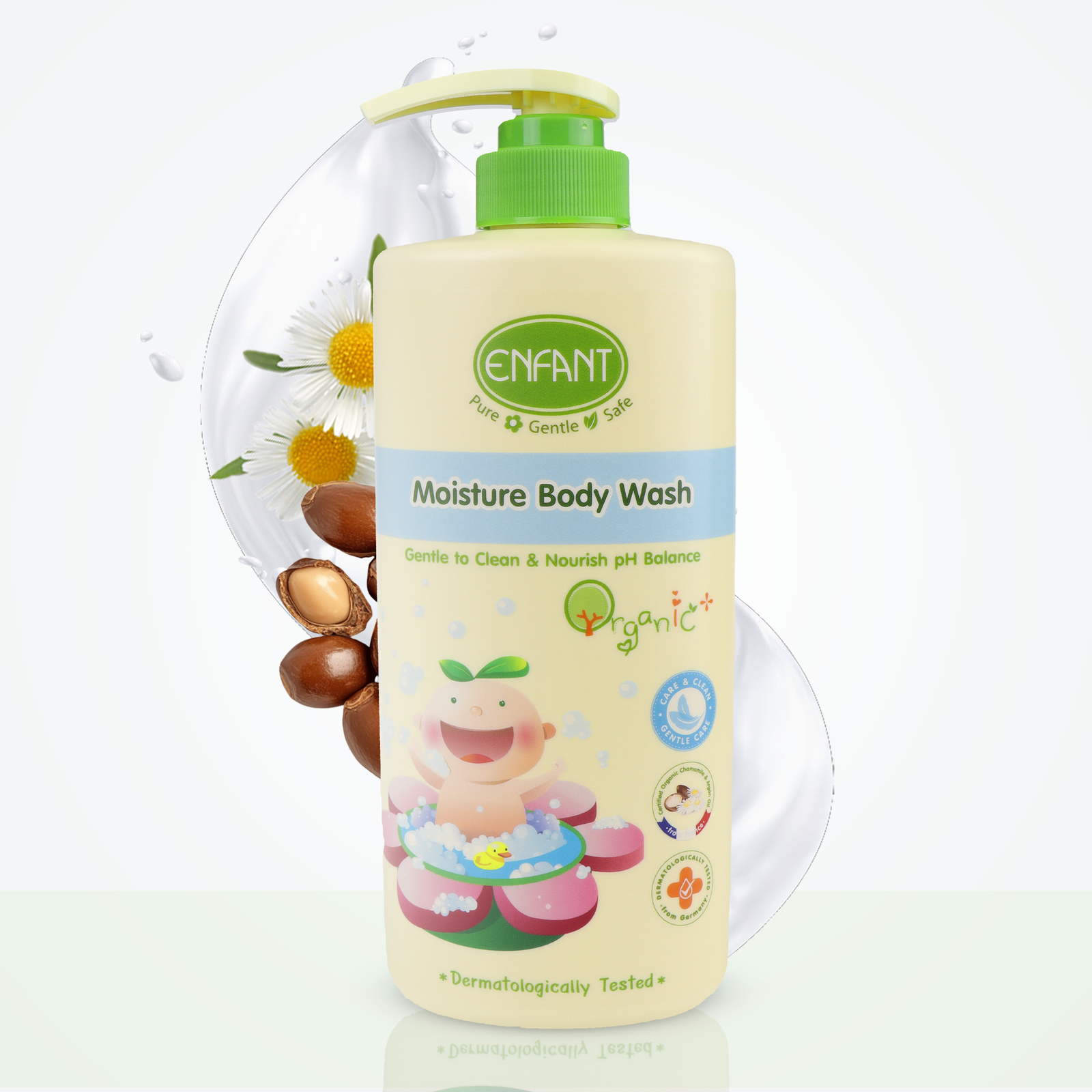 ENFANT Organic Plus Moisturizing Body Wash 500ml