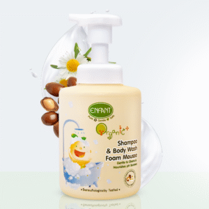 ENFANT Organic Plus Body Wash & Shampoo Foam Mousse
