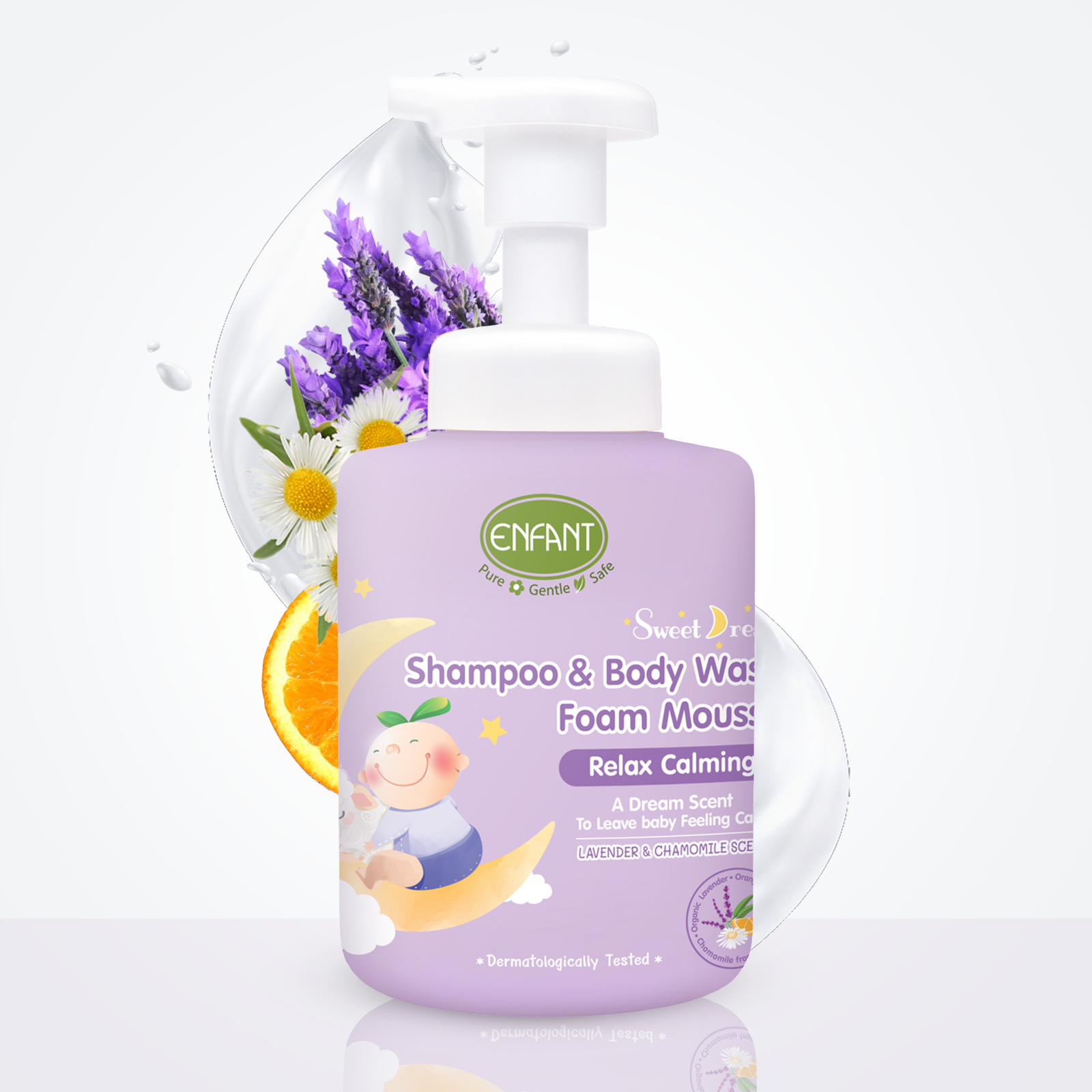 ENFANT Sweet Dream Shampoo & Body Foam Mousse 400ml
